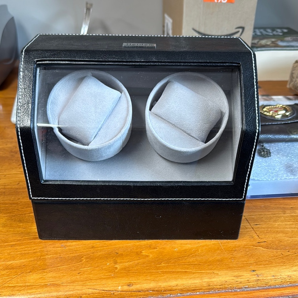 Black and Gray Modern Watch Winder